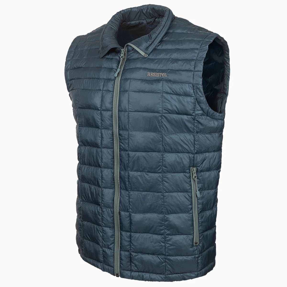 Men's Resistol Cold Bloq Vest-Blue - CWesternwear