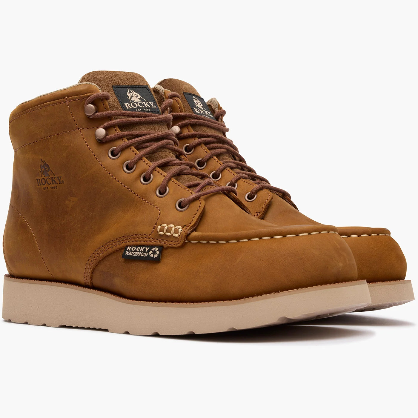 Men's Rocky MonoCrepe Wedge 6” Composite Toe Work Boot