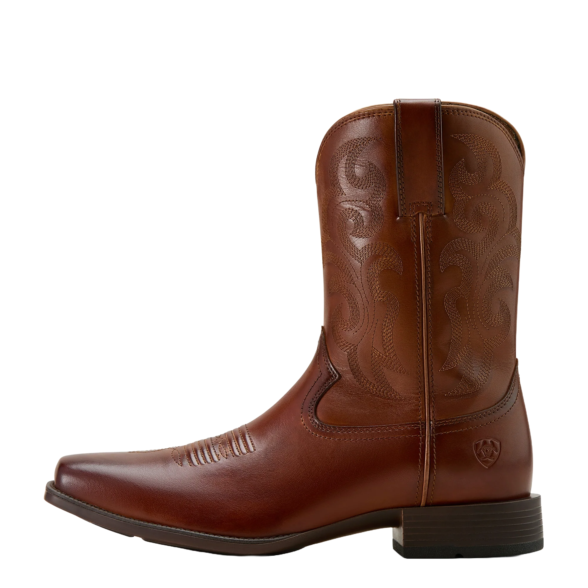 Men's Ariat Bodie Square Toe Western Boot - Bitter Brown