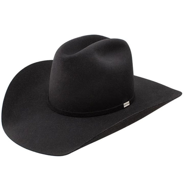 Resistol Five Star Black Felt Cowboy Hat