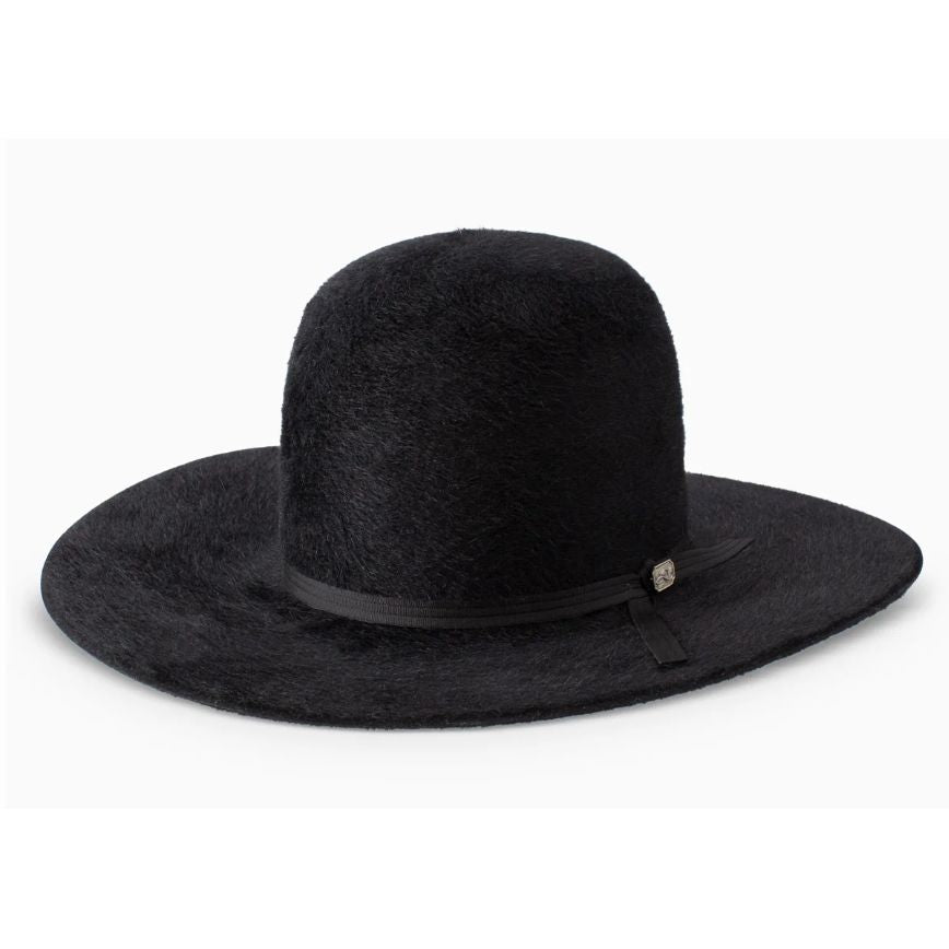Resistol 8X Kodiak Black Fur Felt Open Crown - CWesternwear