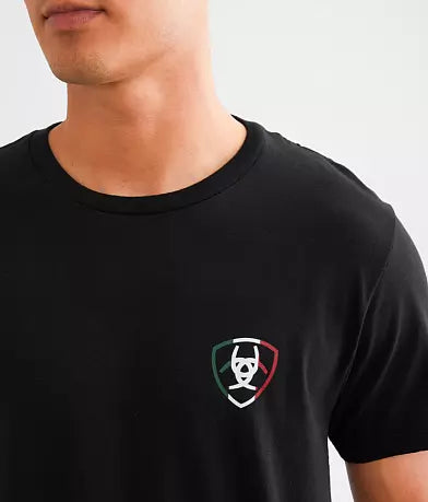 Men's Ariat Buckin' Baqueno T-Shirt-Black