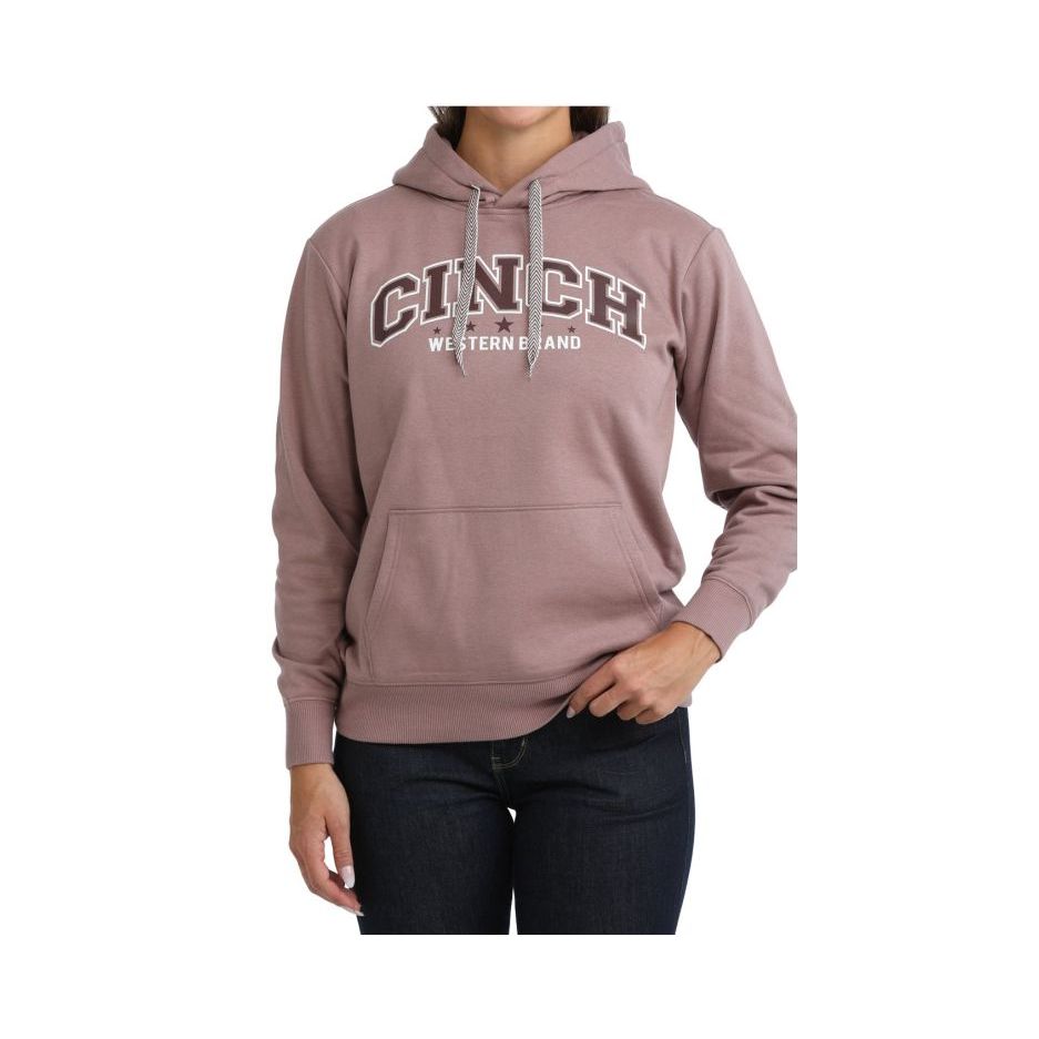 Women's Cinch Bold Logo Hoodie in Lilac