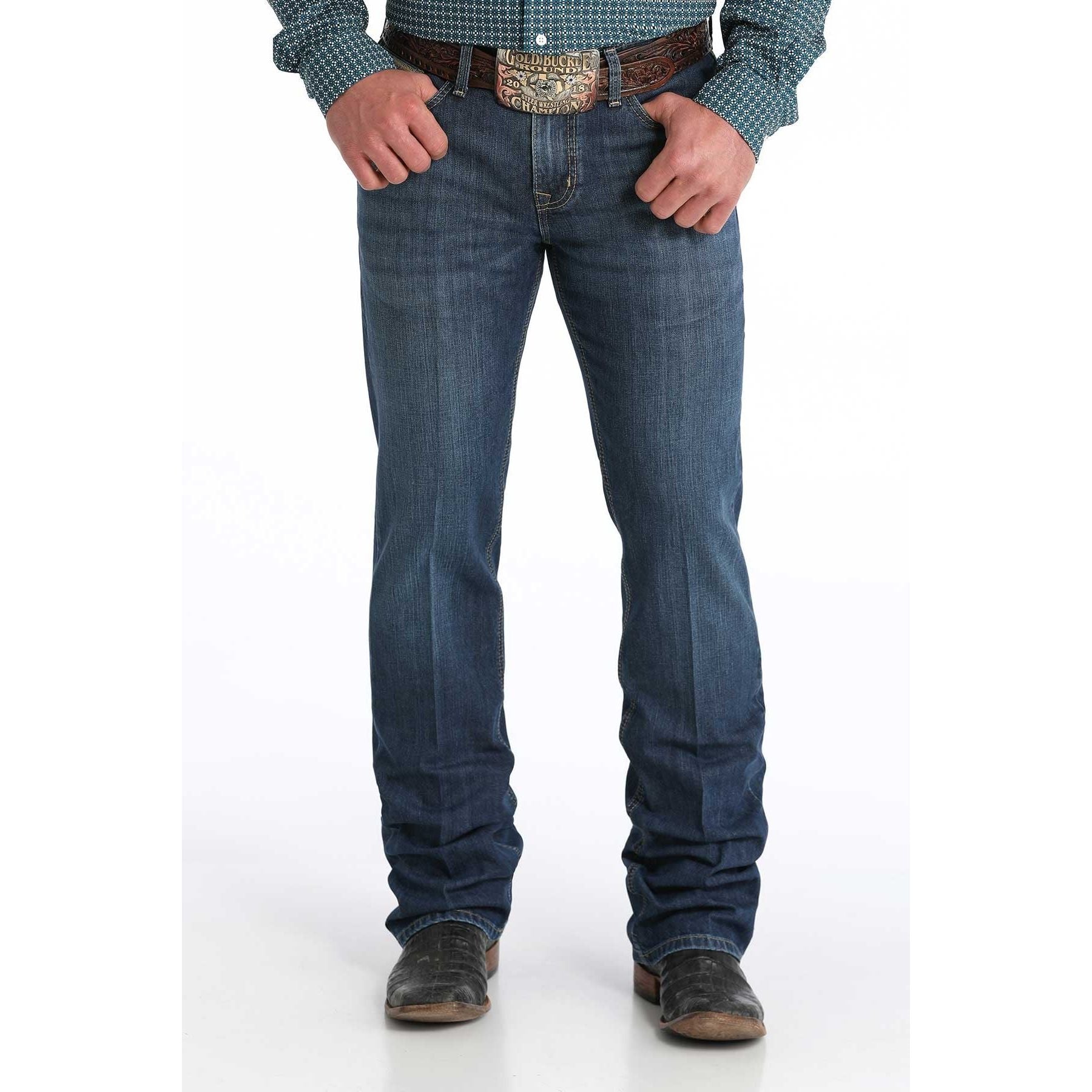 CINCH MEN'S SLIM FIT IAN JEAN - DARK STONE