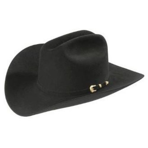 30X Larry Mahan's Black OPULENTO Beaver Fur Felt Western Cowboy Hat - CWesternwear