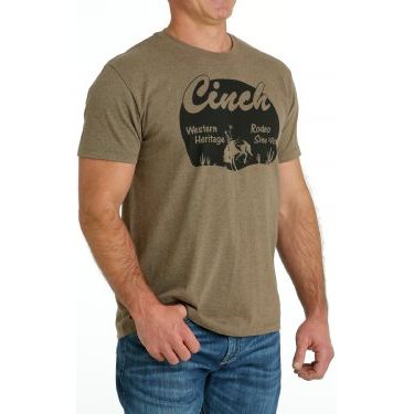 Cinch Men's Western Hertiage T-Shirt - Brown