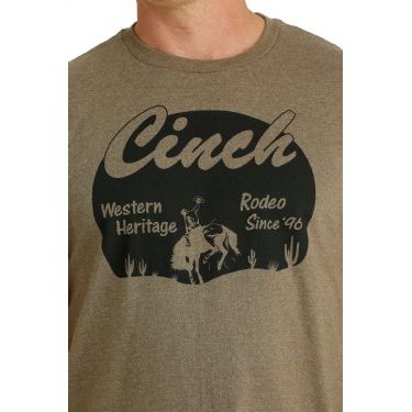 Cinch Men's Western Hertiage T-Shirt - Brown
