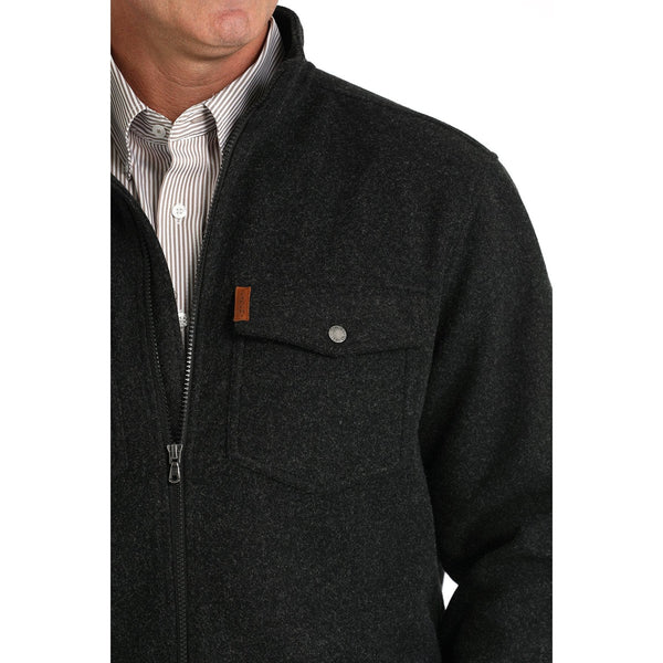 Men's Cinch Shirt Jacket - Black