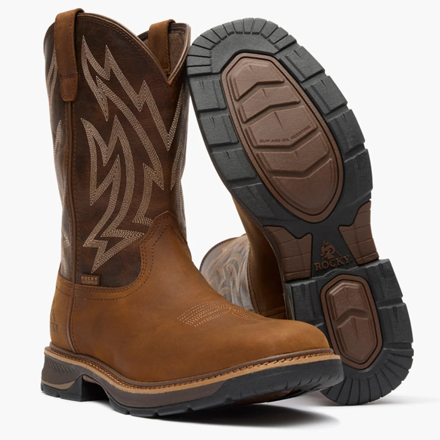 Men's Rocky Ride LTE Waterproof Western Boot