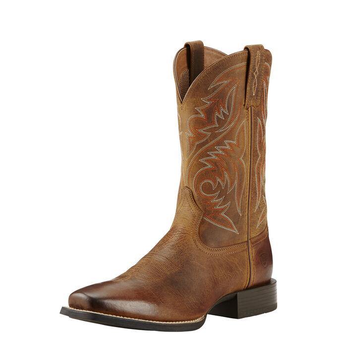 Ariat Sport Herdsman Western Cowboy Brown Boot - CWesternwear