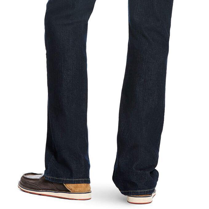 M5 Slim Stretch Legacy Black Stackable Straight Leg Jean