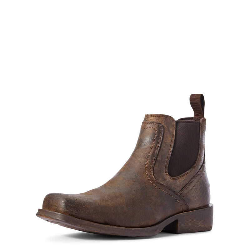 Ariat Midtown Rambler Western Short Square Toe Stone Boot