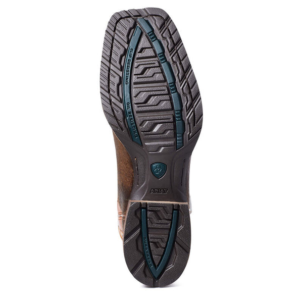 Ariat Hybrid Sole Big Boy Western Dark Brown Boot