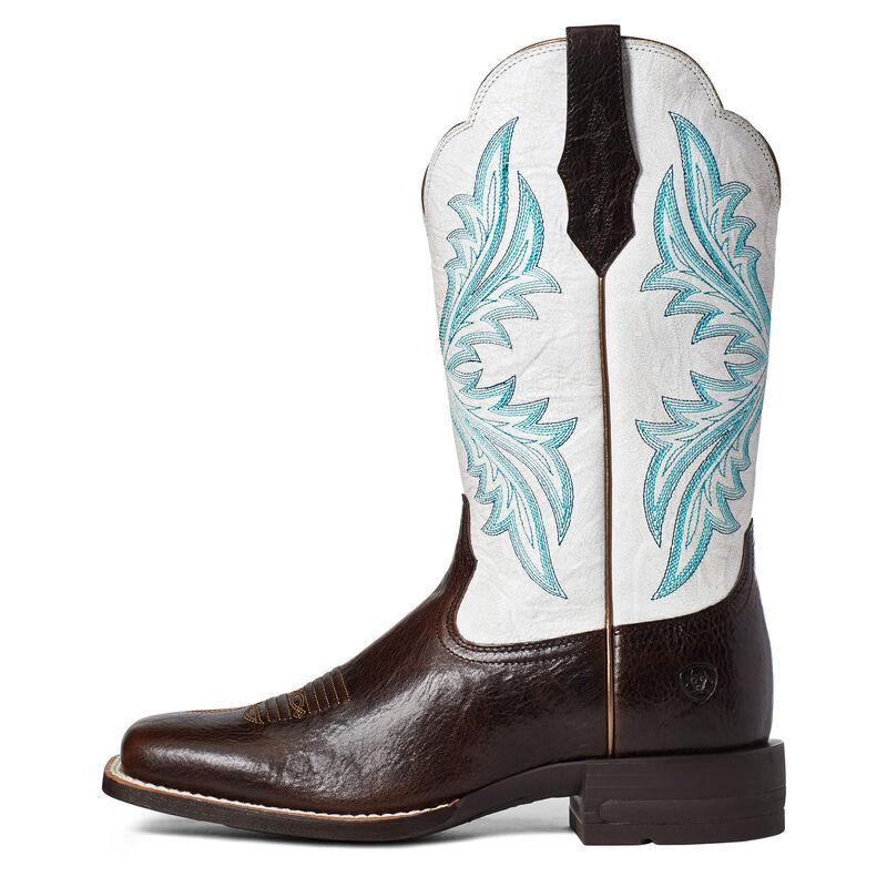 Ariat Women's ATS West Bound Chocolate Brown Western Cowboy Boot - CWesternwear