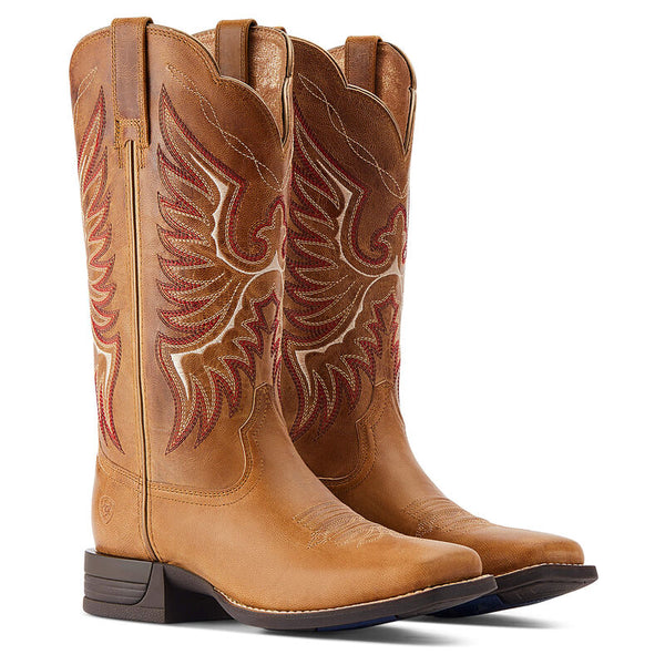 Women's Ariat Rockdale Western Boot - Almond Buff