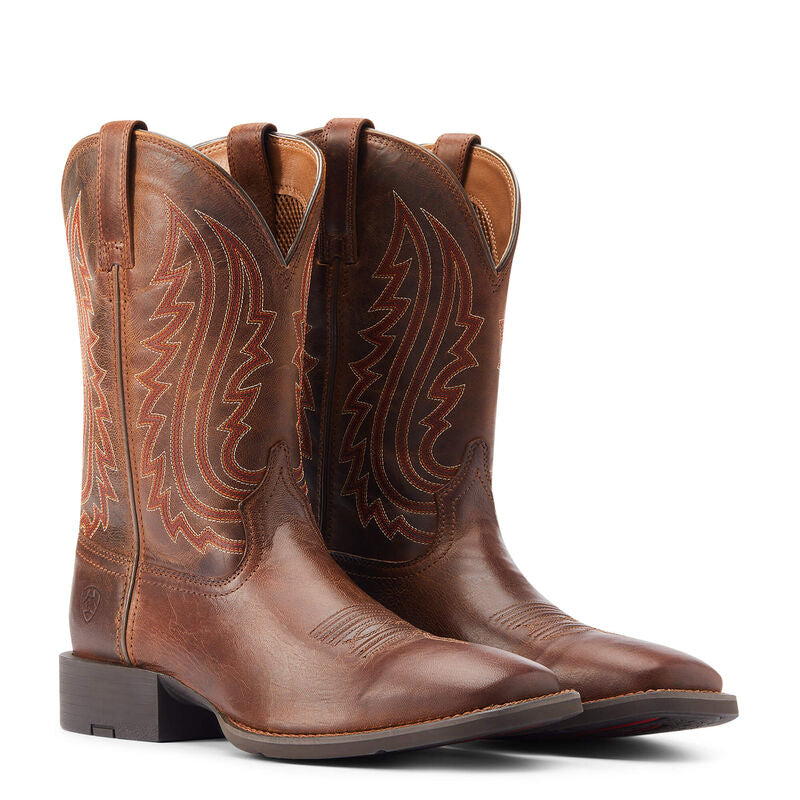 Men's Ariat Sport Big Country Western Boot - Almond Buff