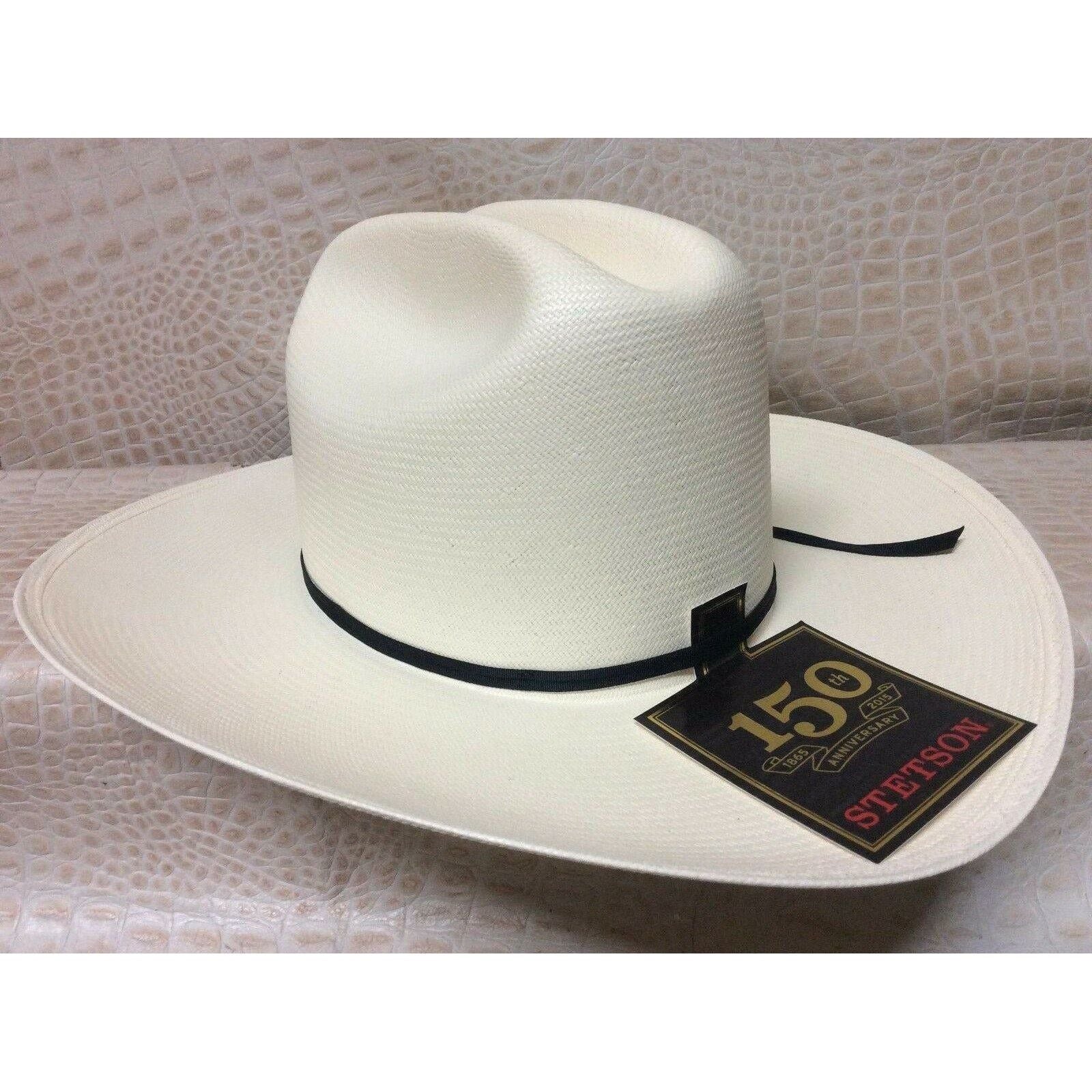 Stetson 100X Rancher Western Classic Cowboy Straw Hat 4 Inch Brim - CWesternwear