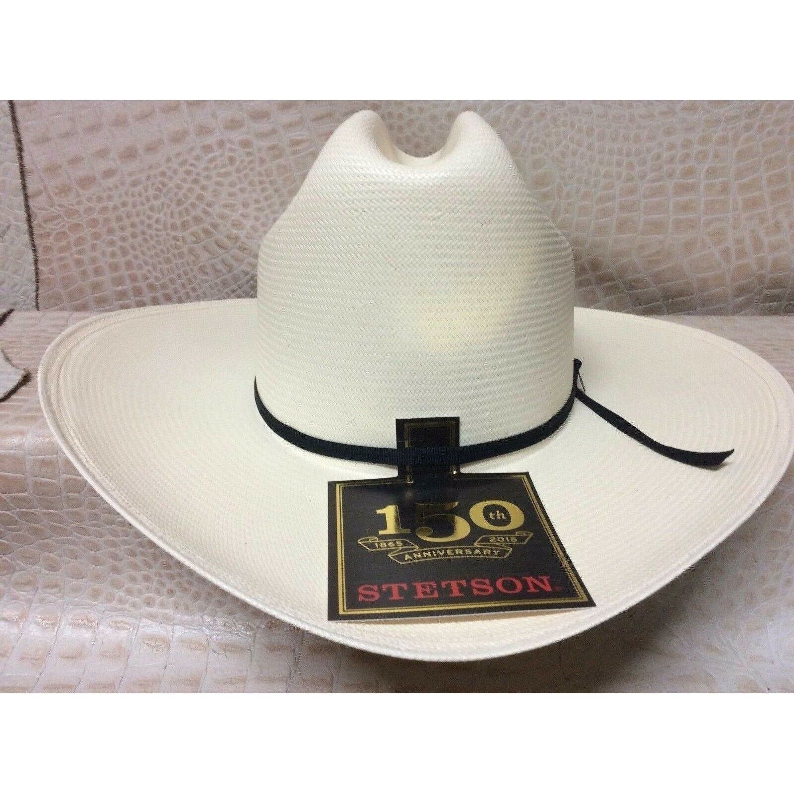 Stetson 100X Rancher Western Classic Cowboy Straw Hat 4 Inch Brim - CWesternwear