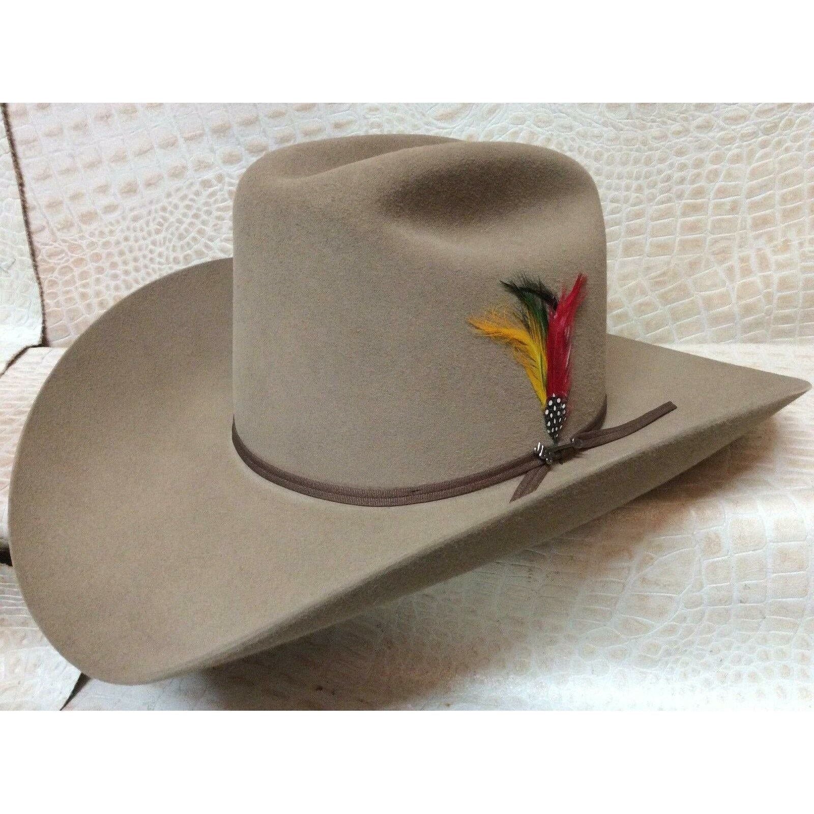 Stetson Rancher Sahara 6X Beaver Fur Felt Western Cowboy Hat Rodeo - CWesternwear