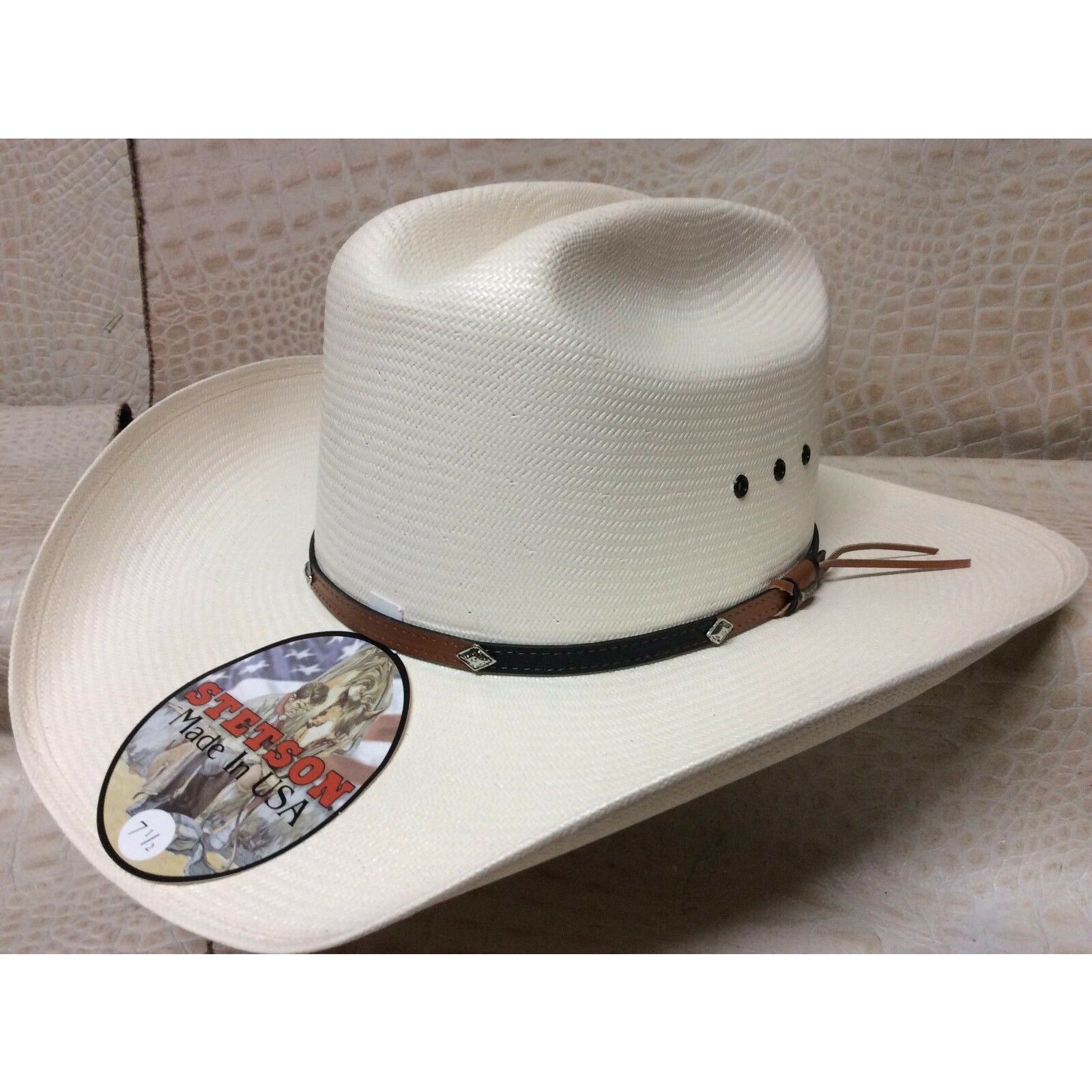 Stetson 10x Grant Western Classic Cowboy Straw Hat - CWesternwear