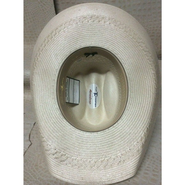 American Hat 20X Tan & Natural Rodeo Western Cowboy Straw Tuf Cooper 8810 Hat - CWesternwear