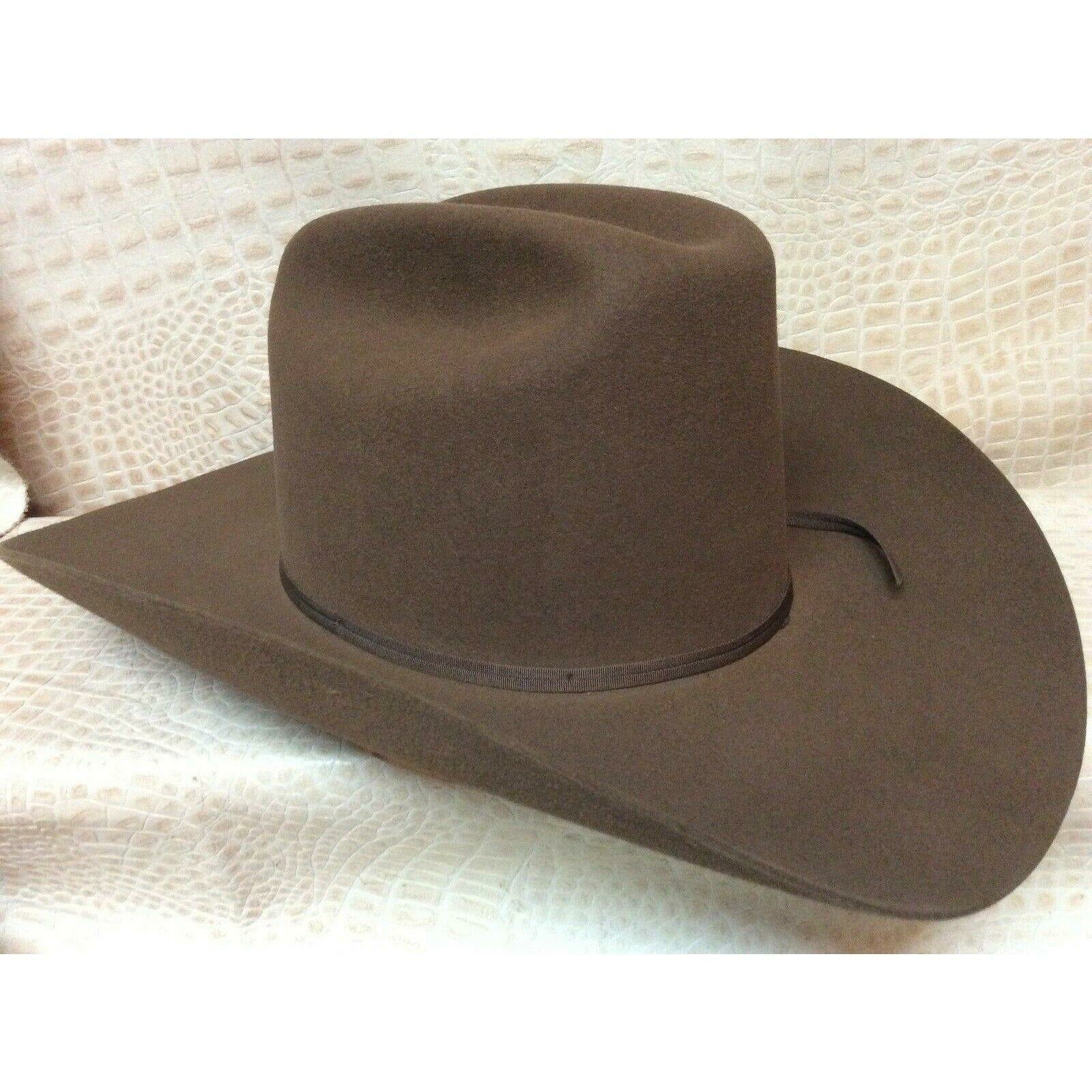 Stetson Rancher Acorn 6X Beaver Fur Felt Western Cowboy Hat Rodeo - CWesternwear