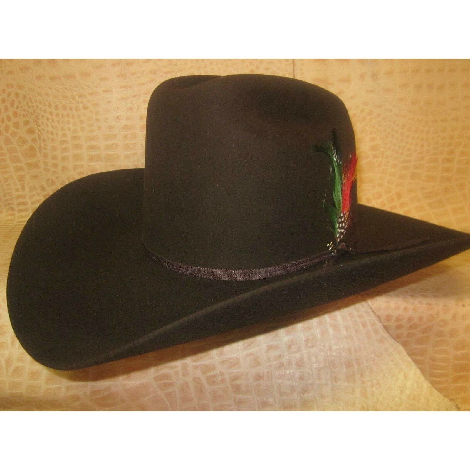 Stetson Rancher Chocolate 6X Beaver Fur Felt Western Cowboy Hat - CWesternwear