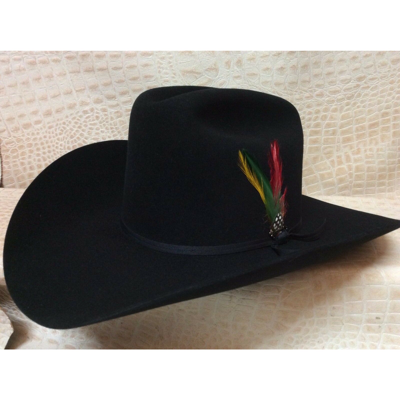 Stetson Rancher Black 6X Beaver Fur Felt Western Cowboy Hat - CWesternwear