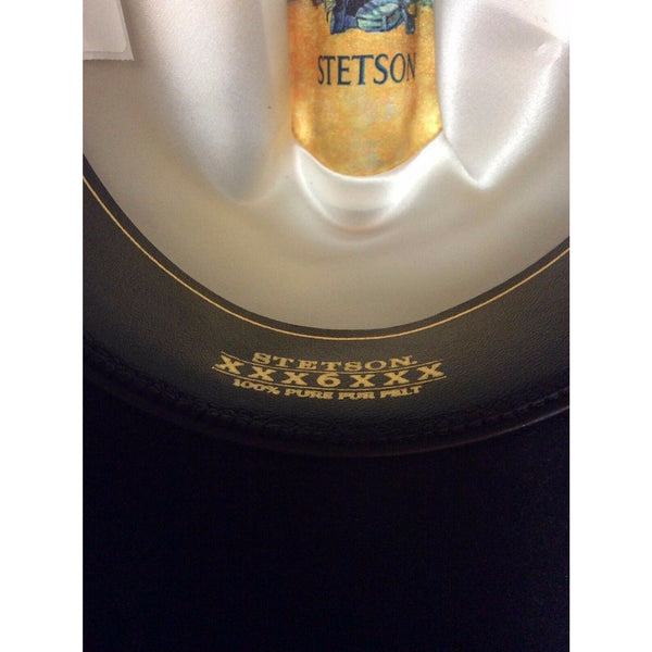 Stetson Rancher Black 6X Beaver Fur Felt Western Cowboy Hat - CWesternwear