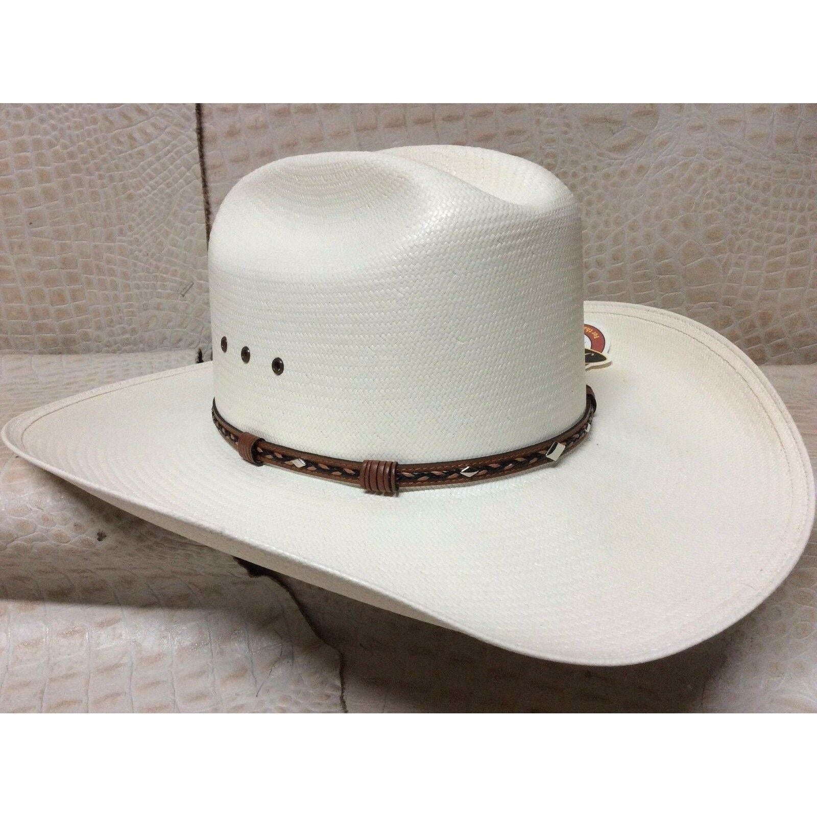 Stetson 8x Ocala Western Classic Cowboy Straw Hat 4 Inch Brim - CWesternwear