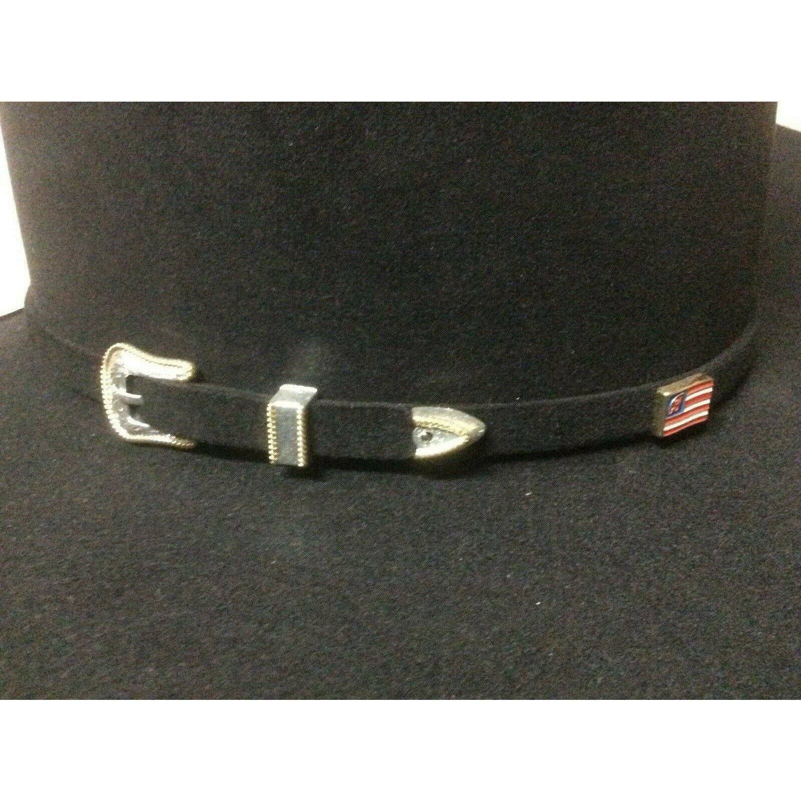 American Hat Co. Black 10X Beaver Fur Felt Cowboy Hat Western Rodeo - CWesternwear