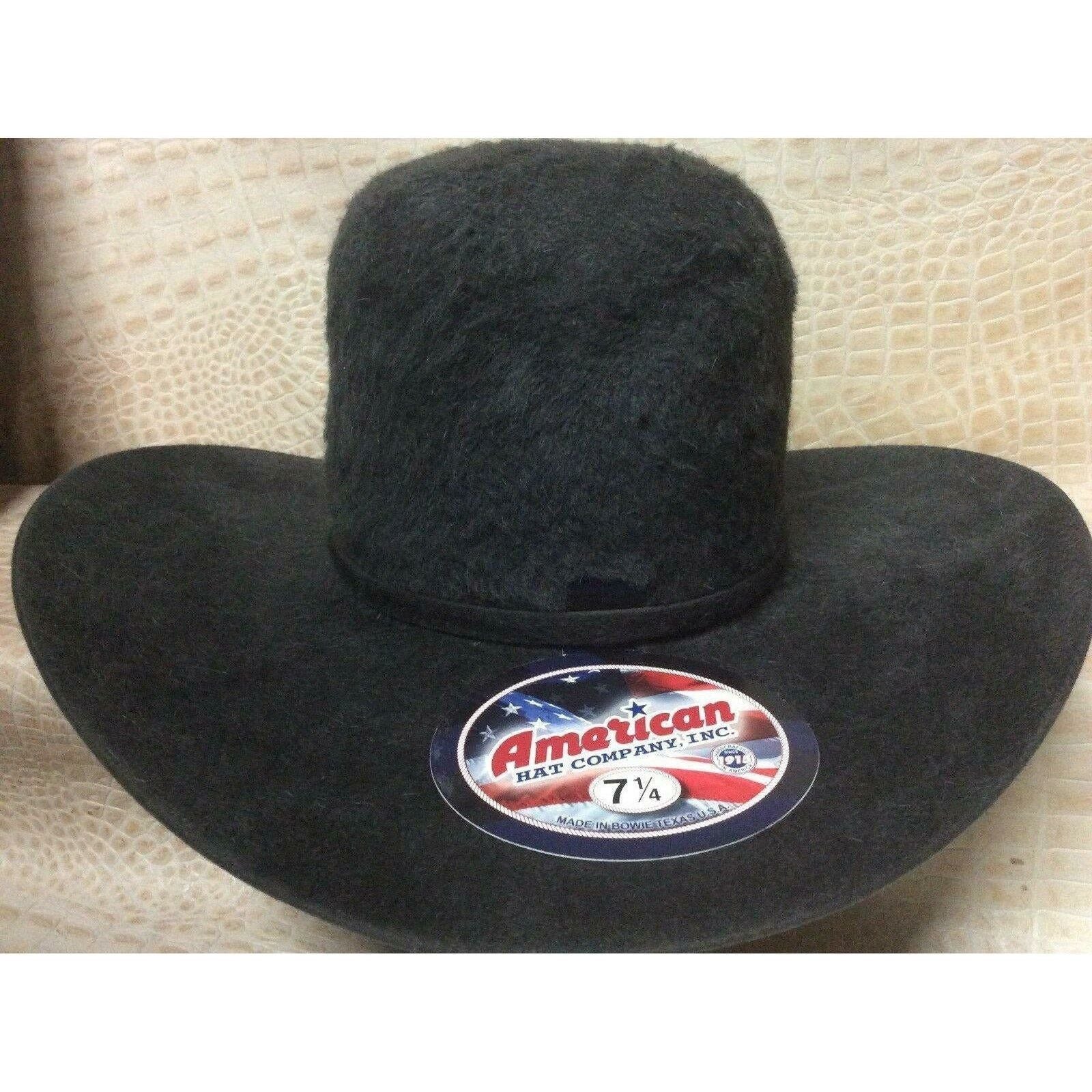 American Hat Co. Grizzly 20X Long Hair Beaver Fur Felt Cowboy Hat Western Rodeo - CWesternwear