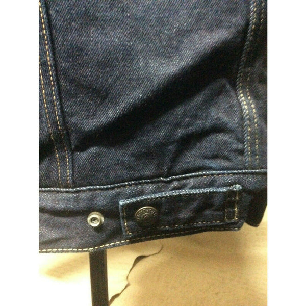 Mens Levis Original Sherpa Rinse Blue Denim Western Cowboy Trucker Jacket - CWesternwear