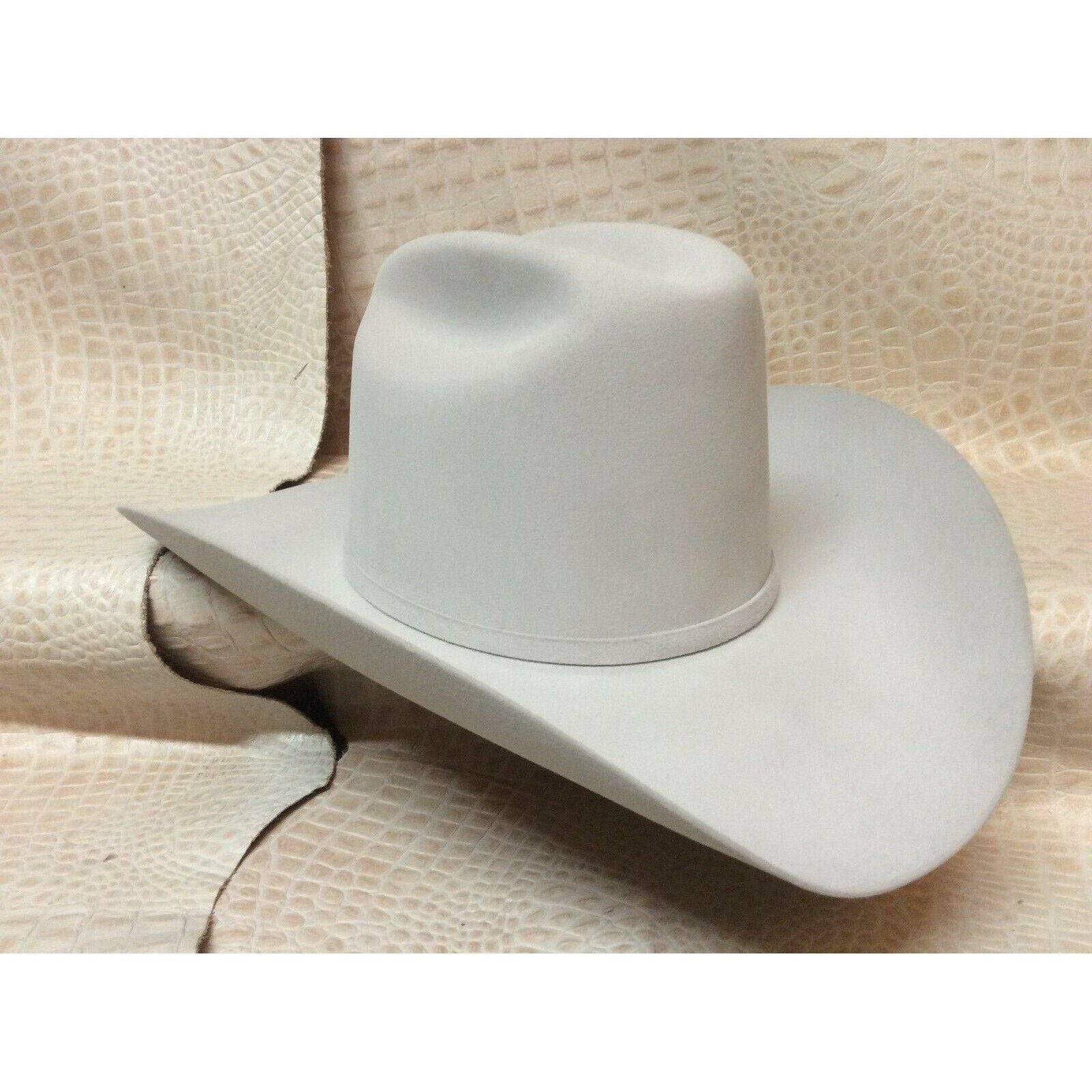 30X Stetson El Patron Mist Grey Beaver Fur Felt Western Cowboy Hat - CWesternwear