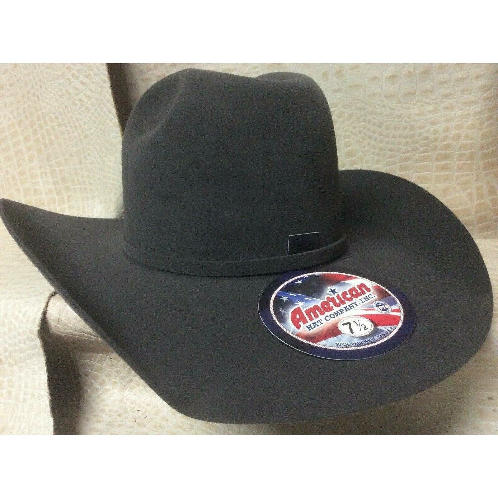 American Hat Co Felt 7X Steel 4 1/4 Brim R/O