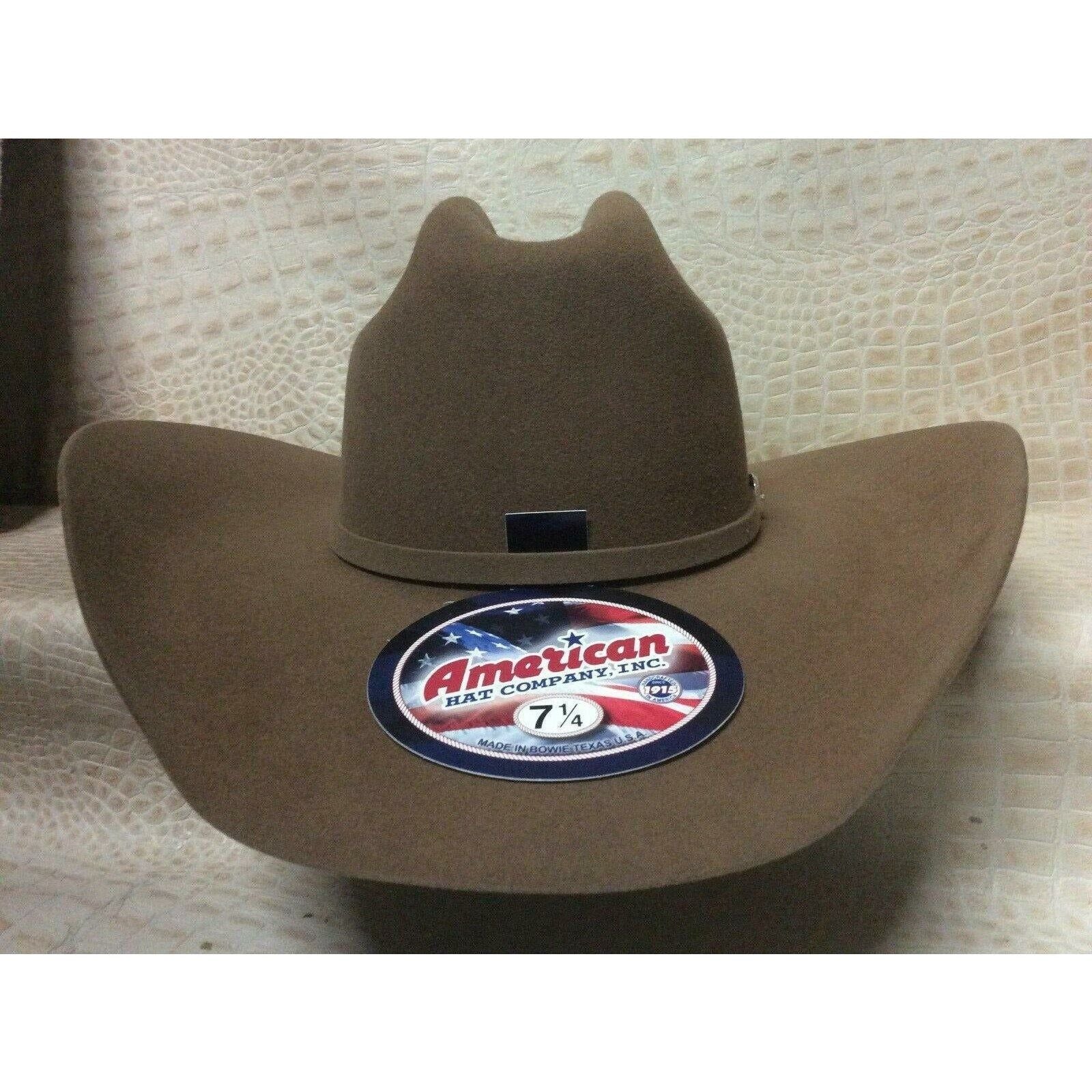 American Hat Co. Tuscan 7X Beaver Fur Felt Cowboy Hat Western Rodeo Stetson - CWesternwear