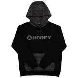 Hooey Mens "LOCK-UP" BLACK HOODY W/GREY LOGO