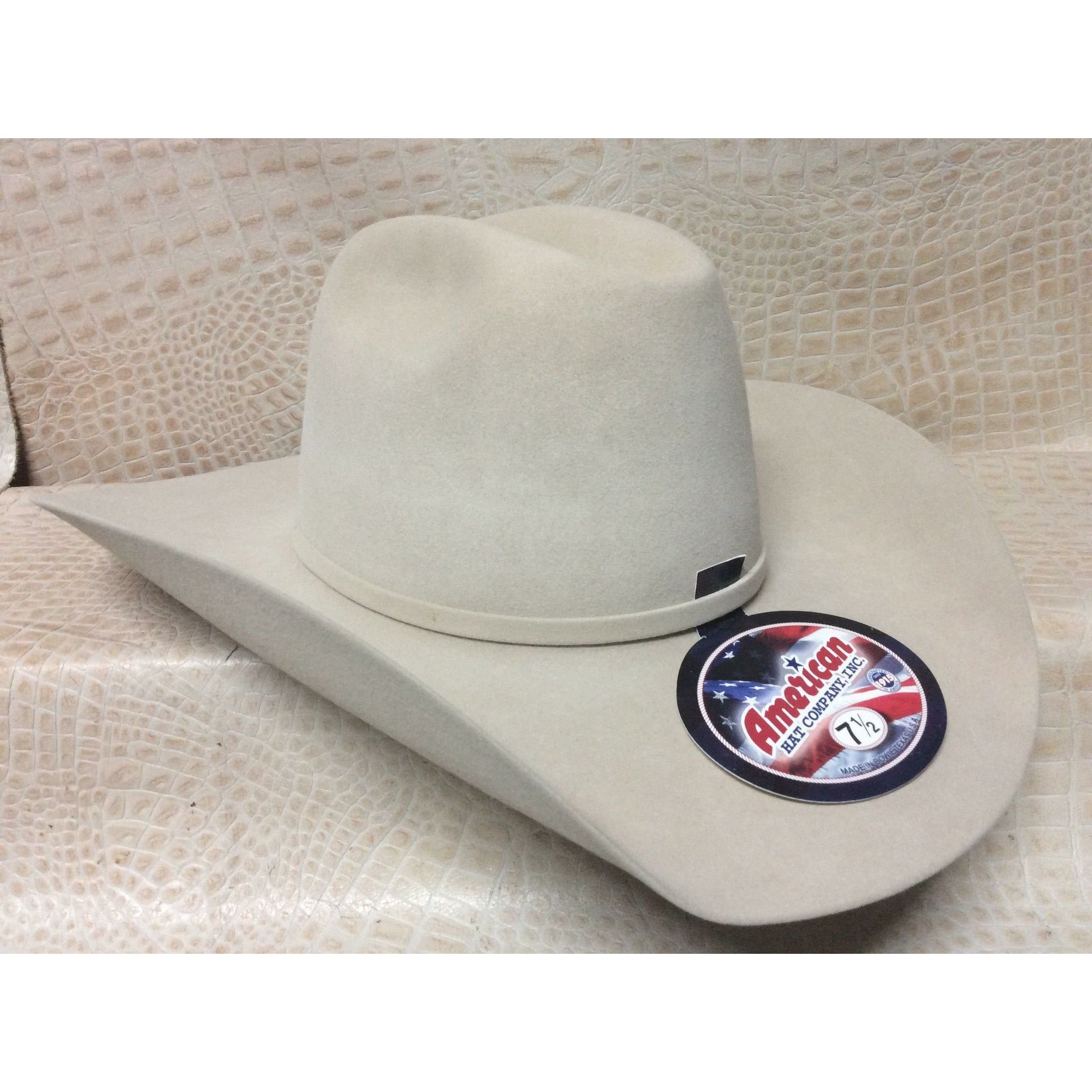 American Hat Co. Silverbelly 10X Beaver Fur Felt Cowboy Hat Western Rodeo - CWesternwear