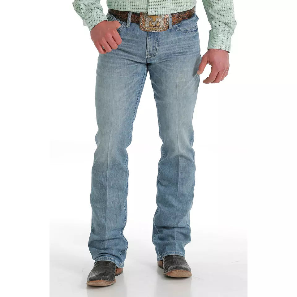 Branded Country Wear Cinch Men's Ian Slim Fit Bootcut Jean In Dark
