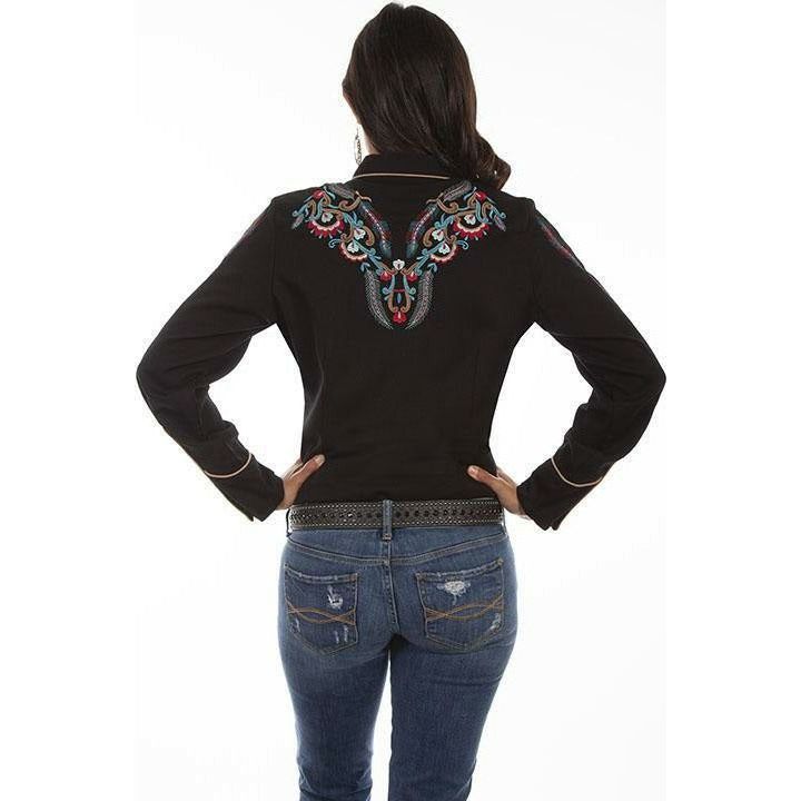 Womens Scully Embroidered western shirt - CWesternwear