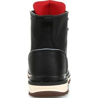 Rocky Rams Horn Work Casual Sport Edge Matte Black Boot - CWesternwear