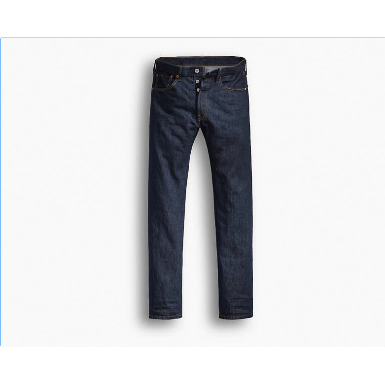 Levis 501® Original Fit Men'S Rinse Dark Blue Jeans – Cwesternwear