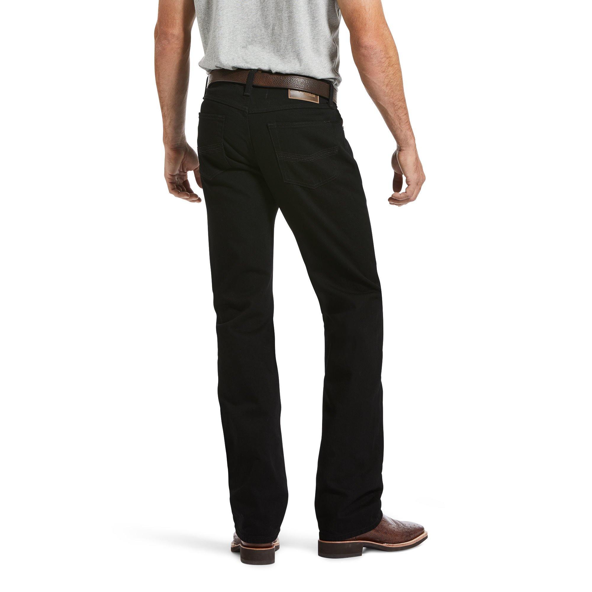 Ariat Men M5 Straight Legged Black Legacy Jean - CWesternwear