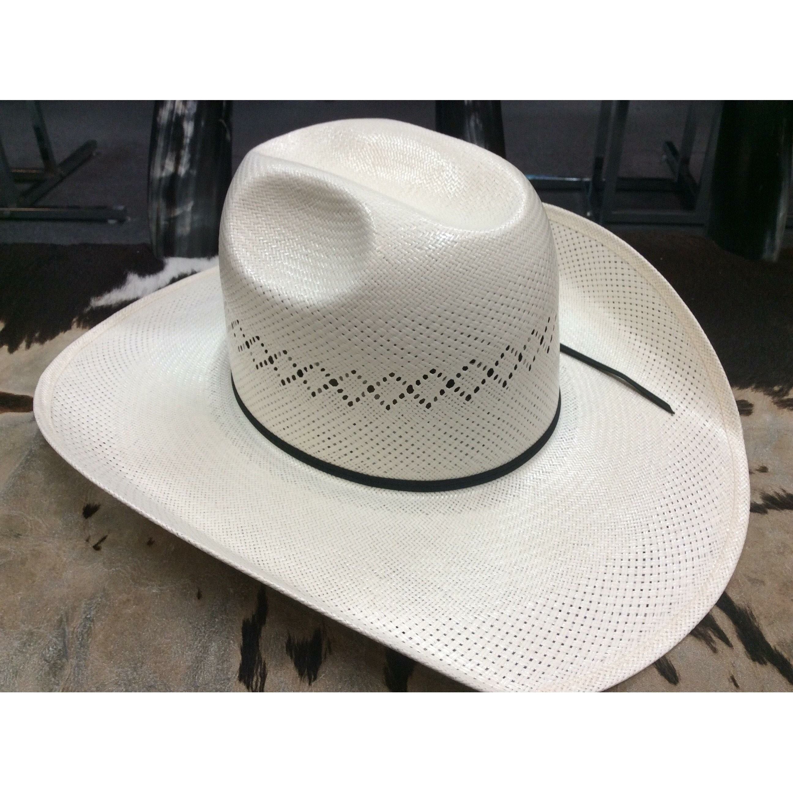 American Hat 20X Tan & Natural Rodeo Western Cowboy Straw 8400 Hat - CWesternwear