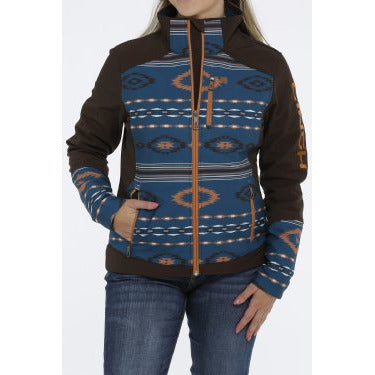 WOMEN'S CINCH CONCEALED CARRY SOFTSHELL JACKET - BROWN